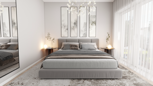 Visulaisierung Schlafzimmer Alanbrooke Quartier